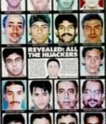 A newspaper front page announcing the release of the hijacker photos.